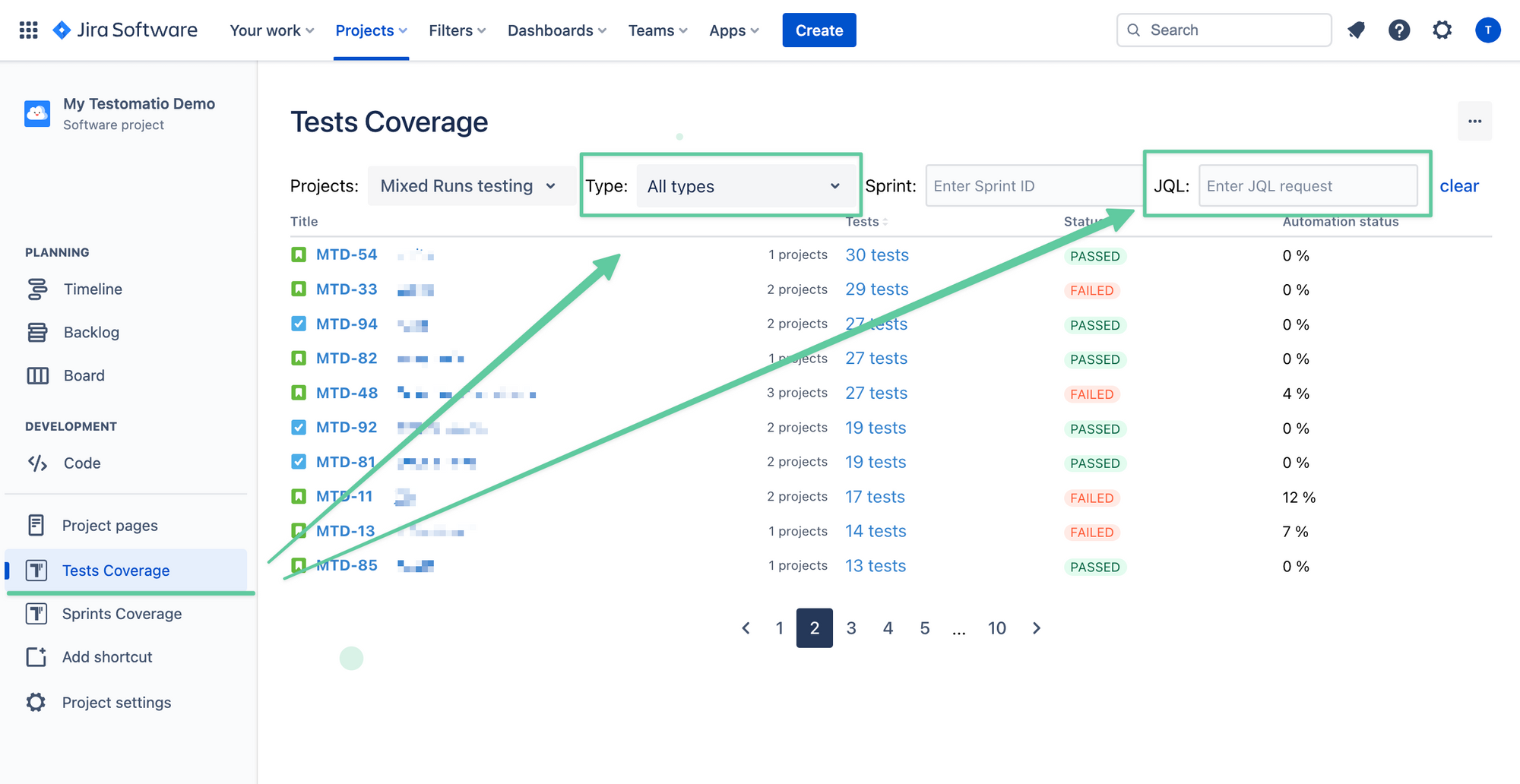 tests-coverage-jira