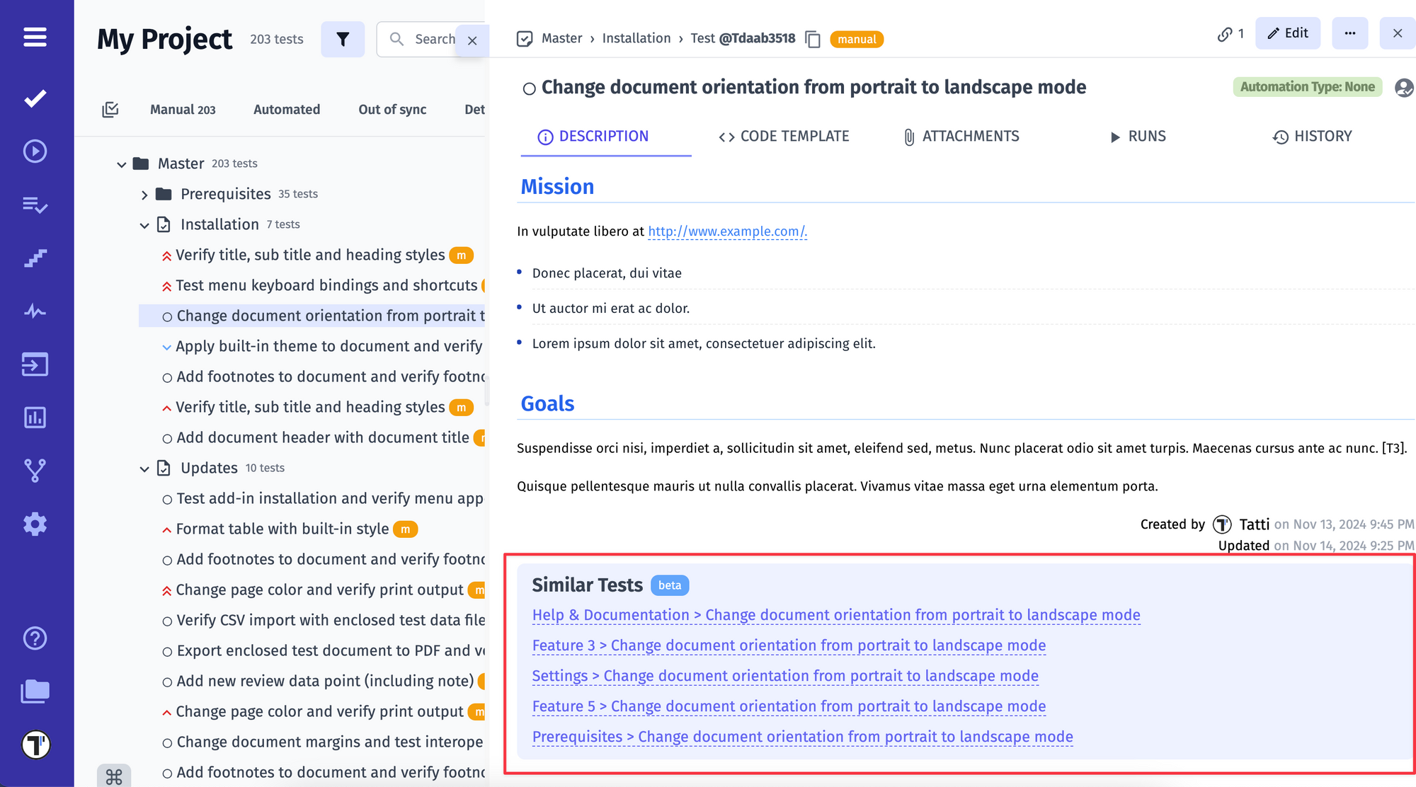 similar-tests