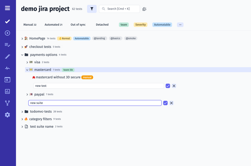 Release. Inline Tests Сreation and Other Improvements