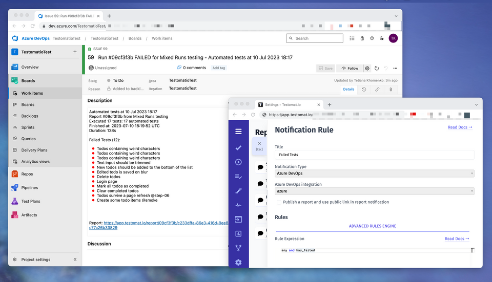 Release. Notifications for Azure DevOps, Fast-Forward Test Execution, And More UI Improvements