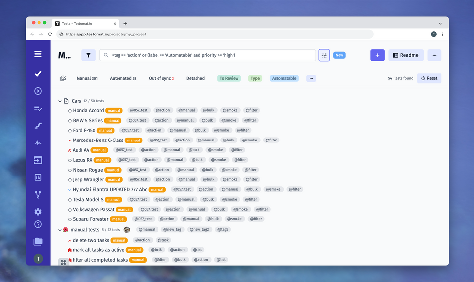 Release. Testomat Query Language, Enhanced Editing, Test Priority Control, and More